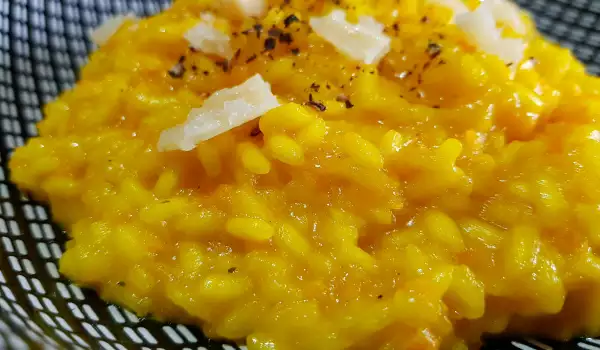 Risotto ligero de calabaza