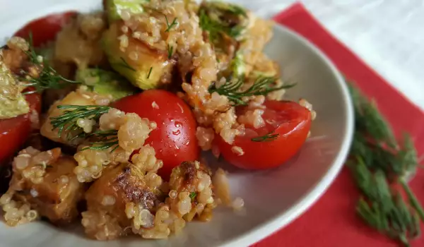 Ensalada de quinoa con calabacines