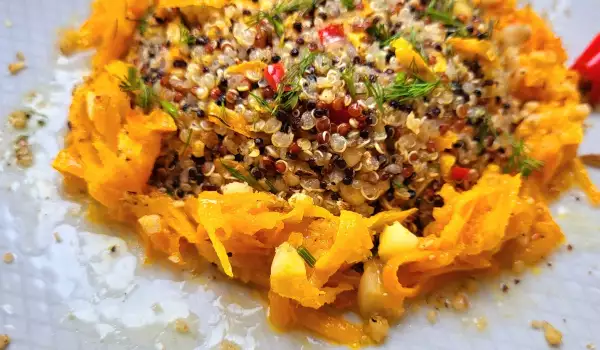 Ensalada templada de quinoa y zanahorias