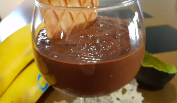 Crema ligera de chocolate con miel