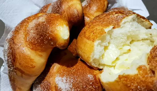 Bollos de crema dulce