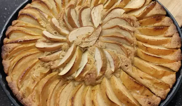 Tarta de manzana antigua alemana