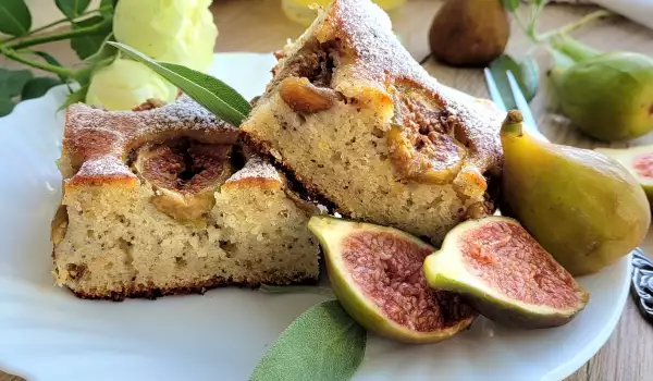 Tarta de ricotta con higos