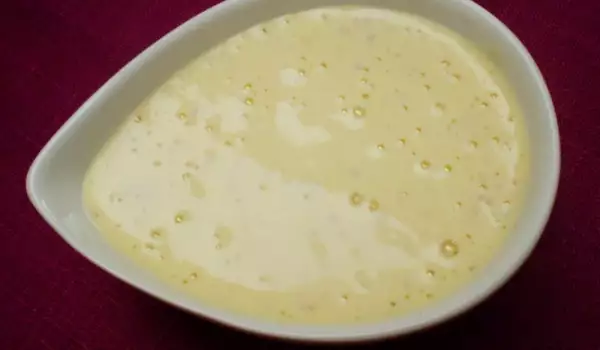 Salsa de yogur y mostaza