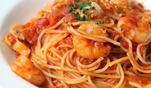 Espaguetis Frutti di Mare
