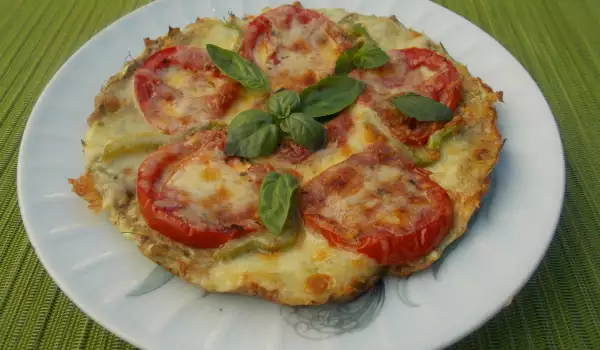 Pizza de verano con calabacín (sin gluten)