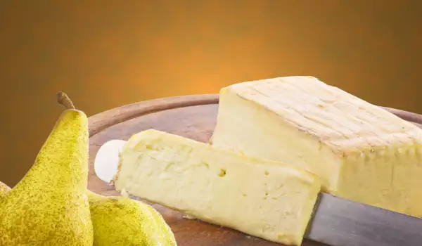 Taleggio con peras