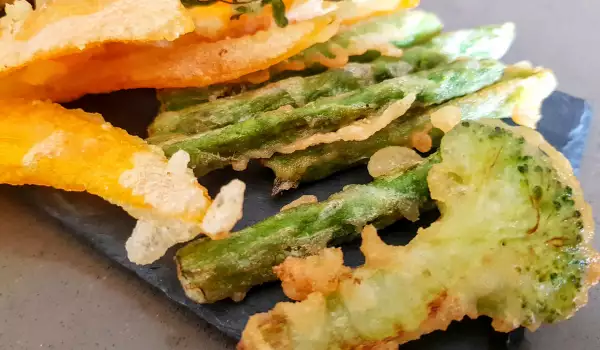 Verduras en tempura