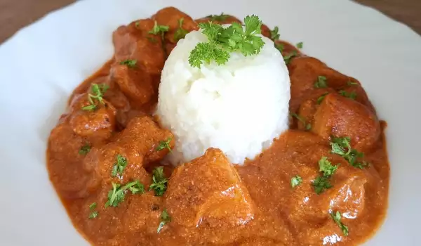 Pollo Tikka Masala con arroz