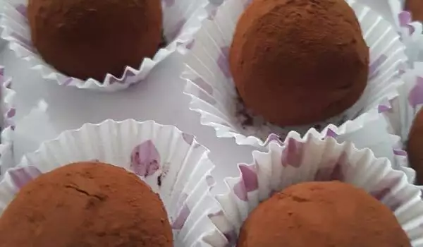 Trufas de chocolate heladas