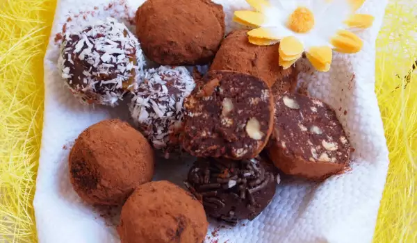 Trufas de chocolate italianas