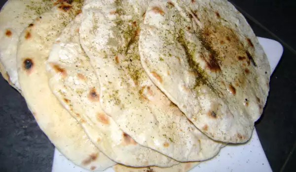 Pan plano a la sartén (receta turca)