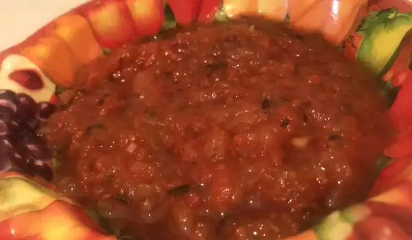 Salsa de tomate vegana para espaguetis