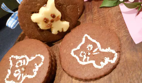 Galletas de cacao con mazapán