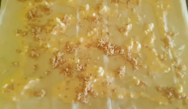 Pastel de masa filo con bulgur y queso