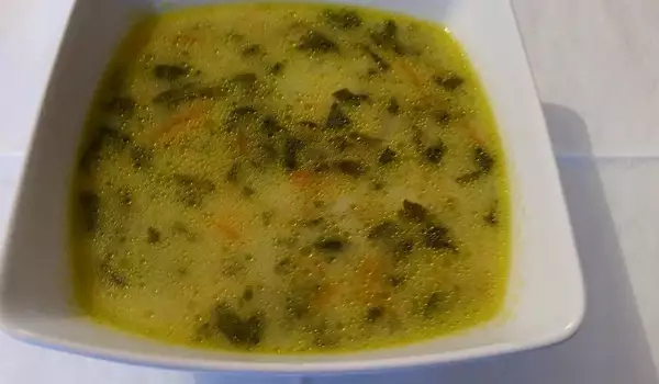Deliciosa sopa de espinacas