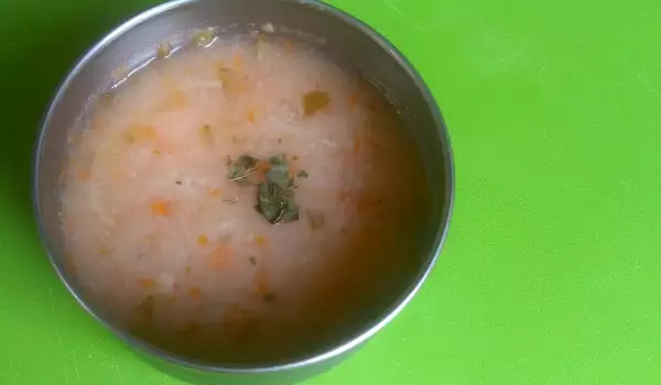 Sopa de verduras para bebés