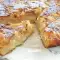 Tarta flan de manzana