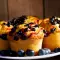 Muffins con relleno de arándanos
