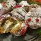 Pastelitos de arándanos - bolas de Navidad rellenas