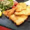 Pescado blanco empanado con cerveza