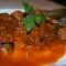 Guiso de corazón, hígado y riñones de cerdo