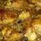 Muslos de pollo con arroz y champiñones