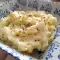 Puré de patata, apio y nata