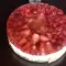 Tarta de queso con mascarpone y fresas