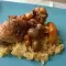 Tajín de pollo con garbanzos