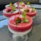 Postre Bicolor de Fresa