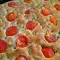 Focaccia con hierbabuena y tomates cherry