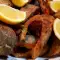 Deliciosa trucha frita