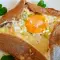 Galette bretona de cuatro quesos