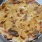 Gratinado francés con queso y nata