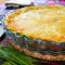 Quiche de espinacas, acedera y nata