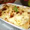 Canelones con tres quesos y salsa bechamel