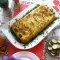 Pastel de patata con carne picada y pimientos rojos