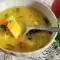 Sopa de patatas sin carne
