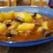 Guiso de patatas, champiñones y bacon