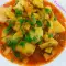 Guiso de patatas nuevas con judías amarillas