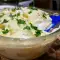 Patatas con nata al horno