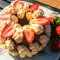 Bizcocho o muffins de champán y fresas