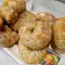 Rosquillas con mermelada de frutas deshidratadas