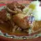 Conejo tierno con salsa