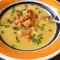 Crema de puerros y tubérculos