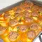 Albóndigas de carne con patatas al horno