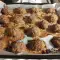 Albóndigas de carne al horno con puerros y parmesano
