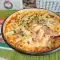 Macarrones con carne picada, brócoli y nata