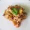Macarrones con pollo y nata
